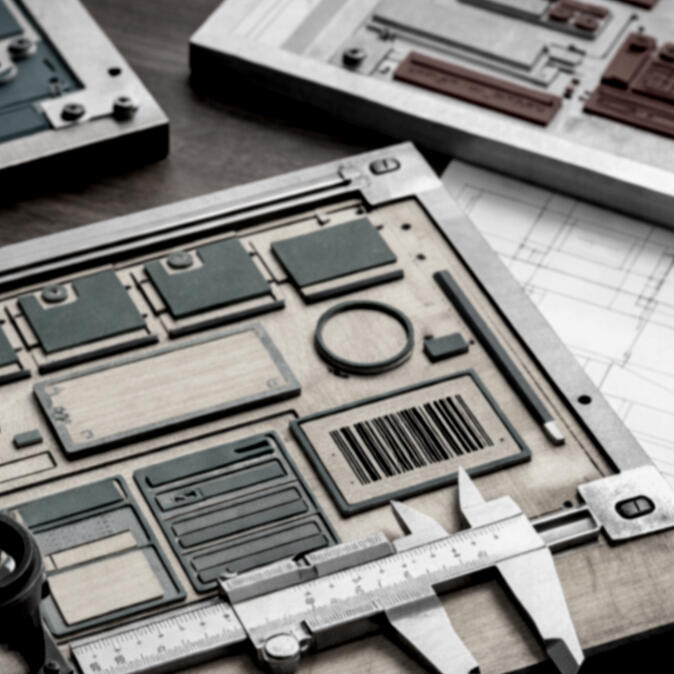 Net ve düzgün baskı için ölçüye uygun, revizeye açık kalıp hazırlığı.